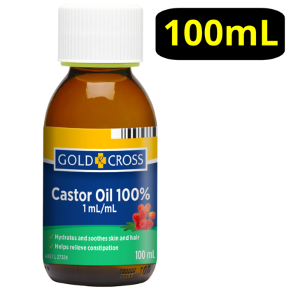 Gold Cross Castor Oil 100% 100mL