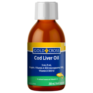 Gold Cross Cod Liver Oil 200mL