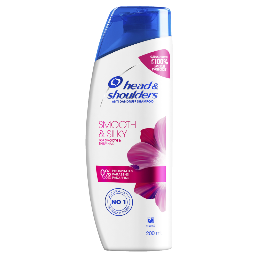 Head & Shoulders Smooth & Silky Anti-Dandruff Shampoo 200mL Anti-Oxidants