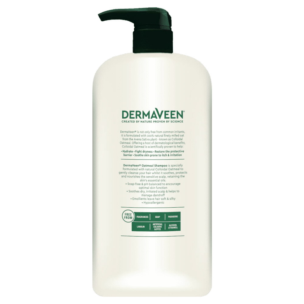 DermaVeen Oatmeal Shampoo 1 Litre Pump Discount Chemist