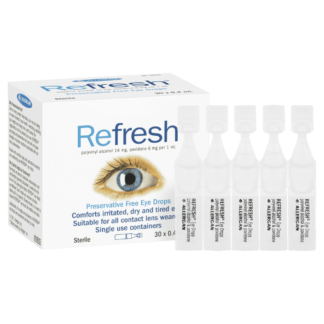 Refresh Preservative Free Eye Drops 30 x 0.4mL Vials