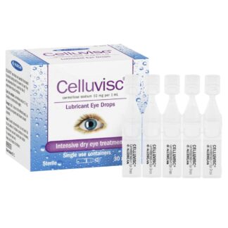 Celluvisc Lubricant Eye Drops 30 x 0.4mL Vials