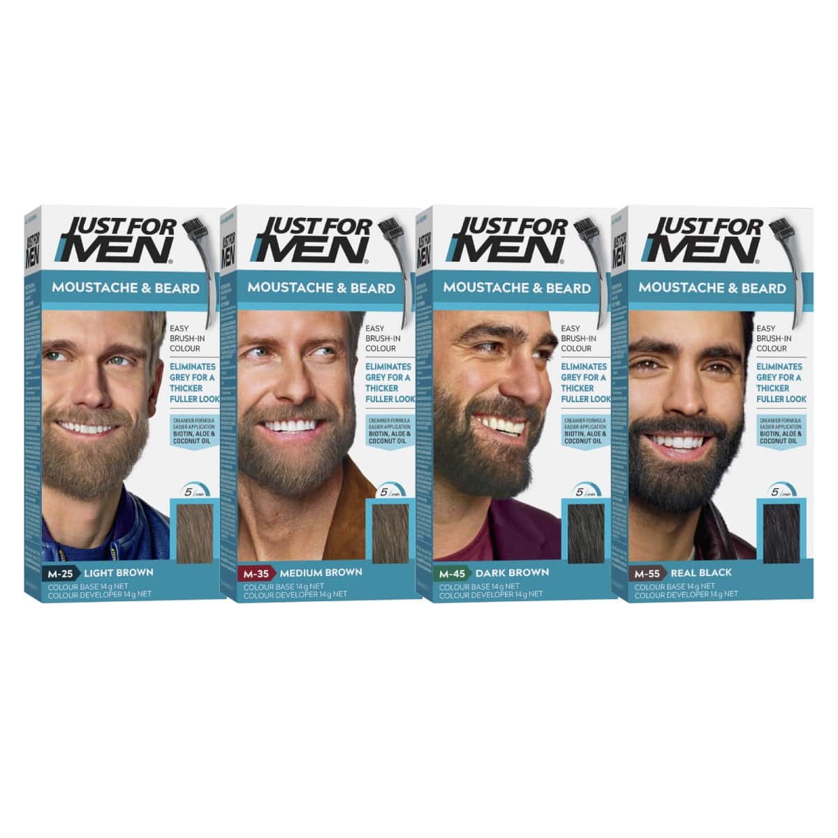 Just for Men Moustache and Beard Colour Kit – Discount Chemist