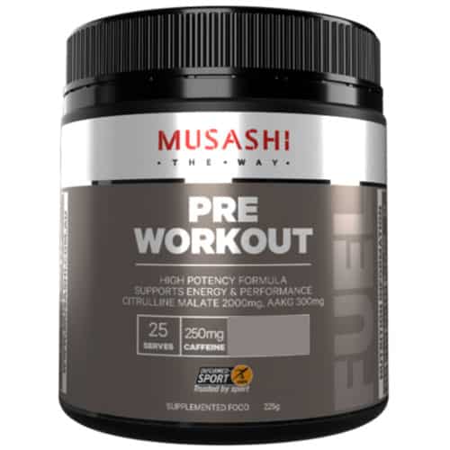 27 Full Body Pre workout musashi at Office