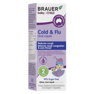 Brauer Baby & Child Cold & Flu 100mL Oral Liquid