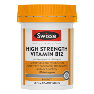 Swisse Ultiboost High Strength Vitamin B12 60 Tablets