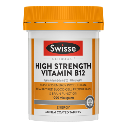 Swisse Ultiboost High Strength Vitamin B12 60 Tablets