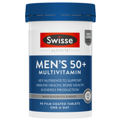 Swisse Men's 50+ Multivitamin 90 Film Coated Tablets