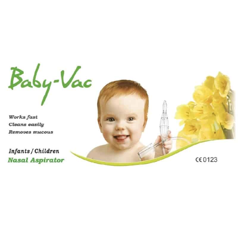 Baby-Vac Nasal Aspirator for snotty babies kids - Snot Sucker Runny Nose BabyVac