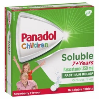Panadol Children 7+ Years 16 Soluble Tablets - Strawberry Flavour
