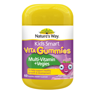 Nature's Way Kids Smart Vita Gummies Multi-Vitamin + Vegies 60 Pastilles Veggies