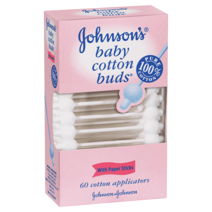 Johnson's Baby Cotton Buds Applicators 60 Pack