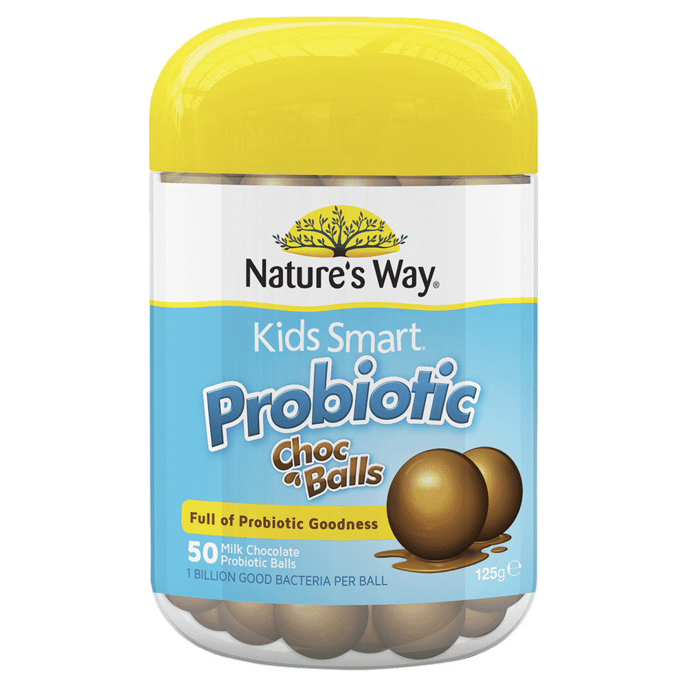 Nature's Way Kids Smart Probiotic Choc Balls 50pk Chocolate Balls Natures Way