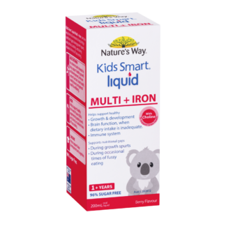 Nature's Way Kids Smart Liquid Multi + Iron 200mL Oral Liquid