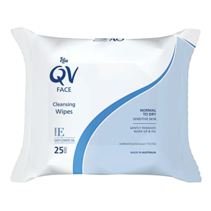 QV Face Cleansing Wipes 25 Towelettes