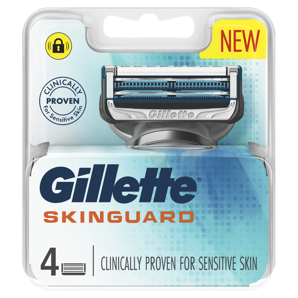 Gillette SkinGuard Razor Blades Refill 4 Cartridges – Discount Chemist