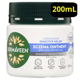 DermaVeen Sensitive Relief Eczema Ointment 200mL Tub