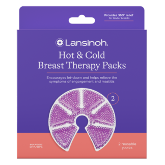 Lansinoh Hot & Cold Breast Therapy 2 Reusable Packs