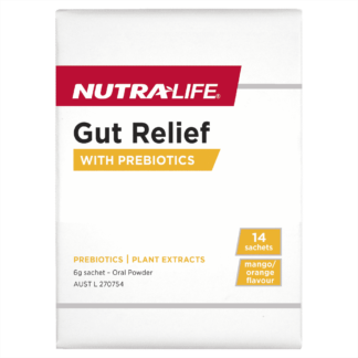 Nutra-Life Gut Relief with Prebiotics 14 Sachets