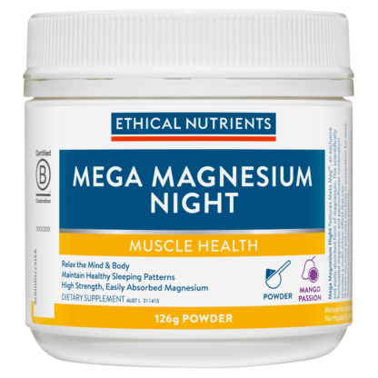 Ethical Nutrients Mega Magnesium Night Powder - 126g