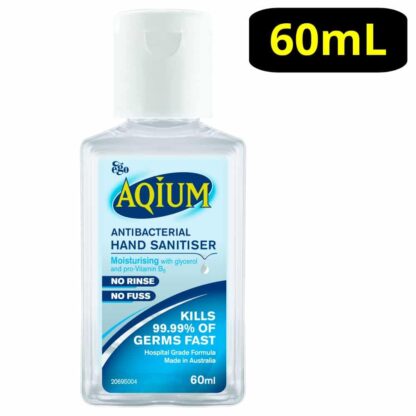 Aqium Anti-bacterial Hand Sanitiser 60mL