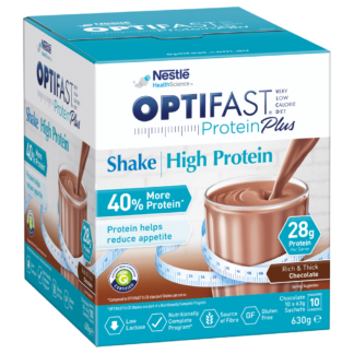 Optifast Protein Plus Chocolate Shake 10 x 63g Sachets