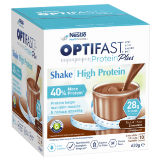 Optifast Protein Plus Chocolate Shake 10 x 63g Sachets