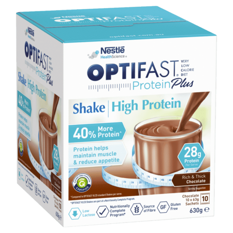 Optifast VLCD Protein Plus Shake 10 x 63g Sachets (630g) - Chocolate
