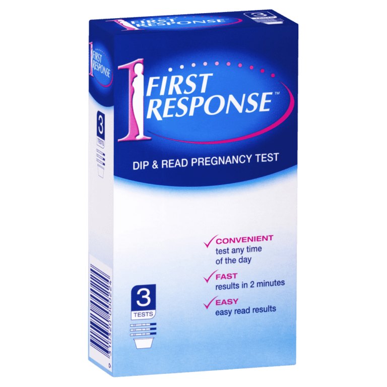 First Response Dip & Read Pregnancy Test 3 Pack – Discount Chemist