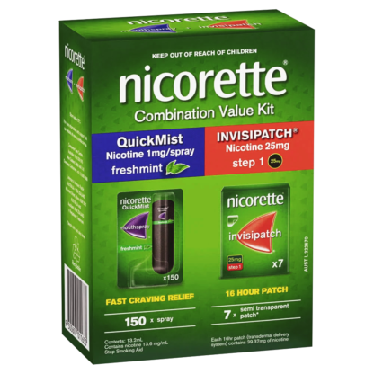 Nicorette Combination Value Kit (QuickMist + Invisipatch)