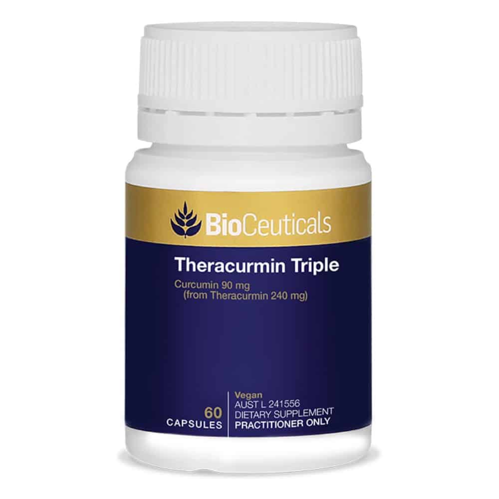 BioCeuticals Theracurmin Triple 60 Capsules Highly Bioavailable Curcumin Vegan
