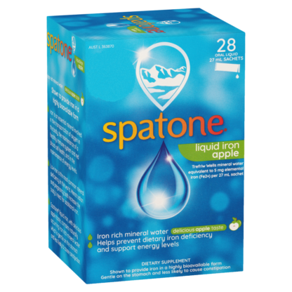 Spatone Liquid Iron Supplement 28 Sachets - Apple Flavour