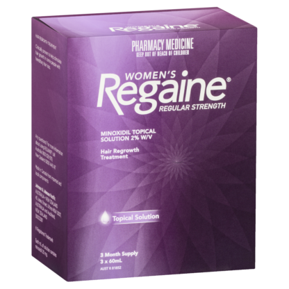 Regaine Women's Regular Strength Hair Regrowth Treatment 3 x 60mL Solution
