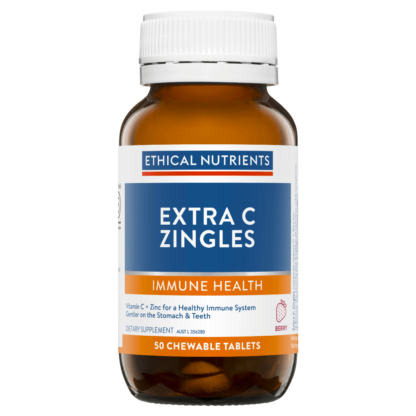 Ethical Nutrients Extra C Zingles 50 Chewable Tables - Berry