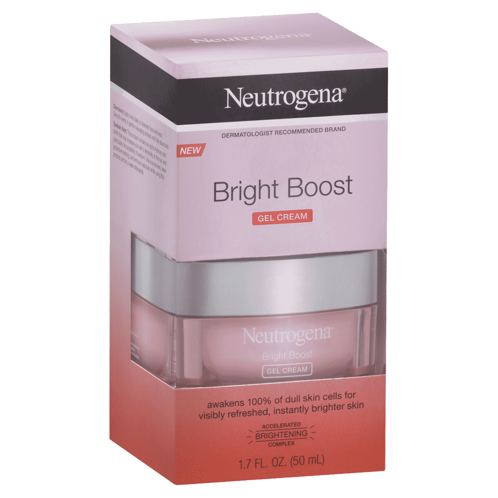 Neutrogena Bright Boost Gel Cream 50mL Accelerated Brightening Complex ...