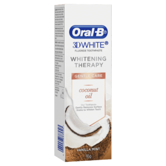 Oral-B 3DWhite Whitening Therapy Gentle Care Toothpaste 95g - Coconut Oil