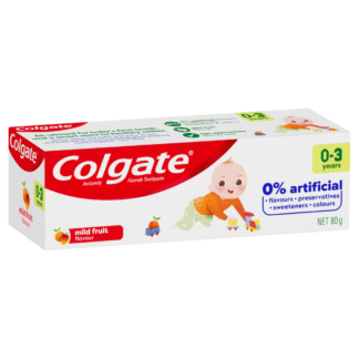 Colgate Kids Toothpaste 0-3 Years 80g - Mild Fruit Flavour