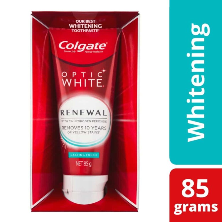 Colgate Optic White Renewal Toothpaste 85g - Lasting Fresh – Discount ...