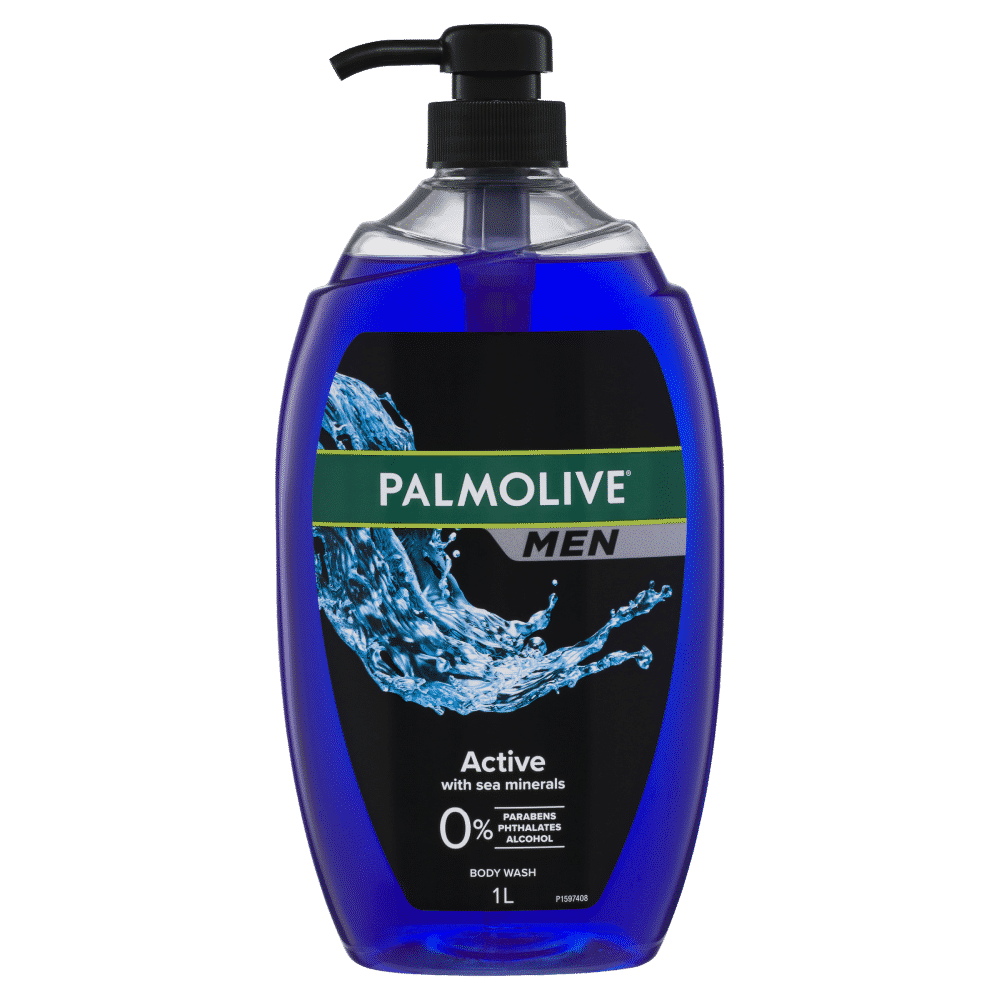 Palmolive Men Body Wash 1 Litre Skin Care - Active with Sea
