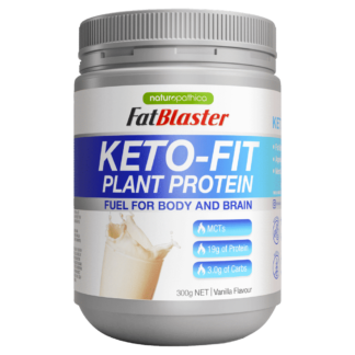 FatBlaster Keto-Fit Plant Protein 300g - Vanilla Flavour