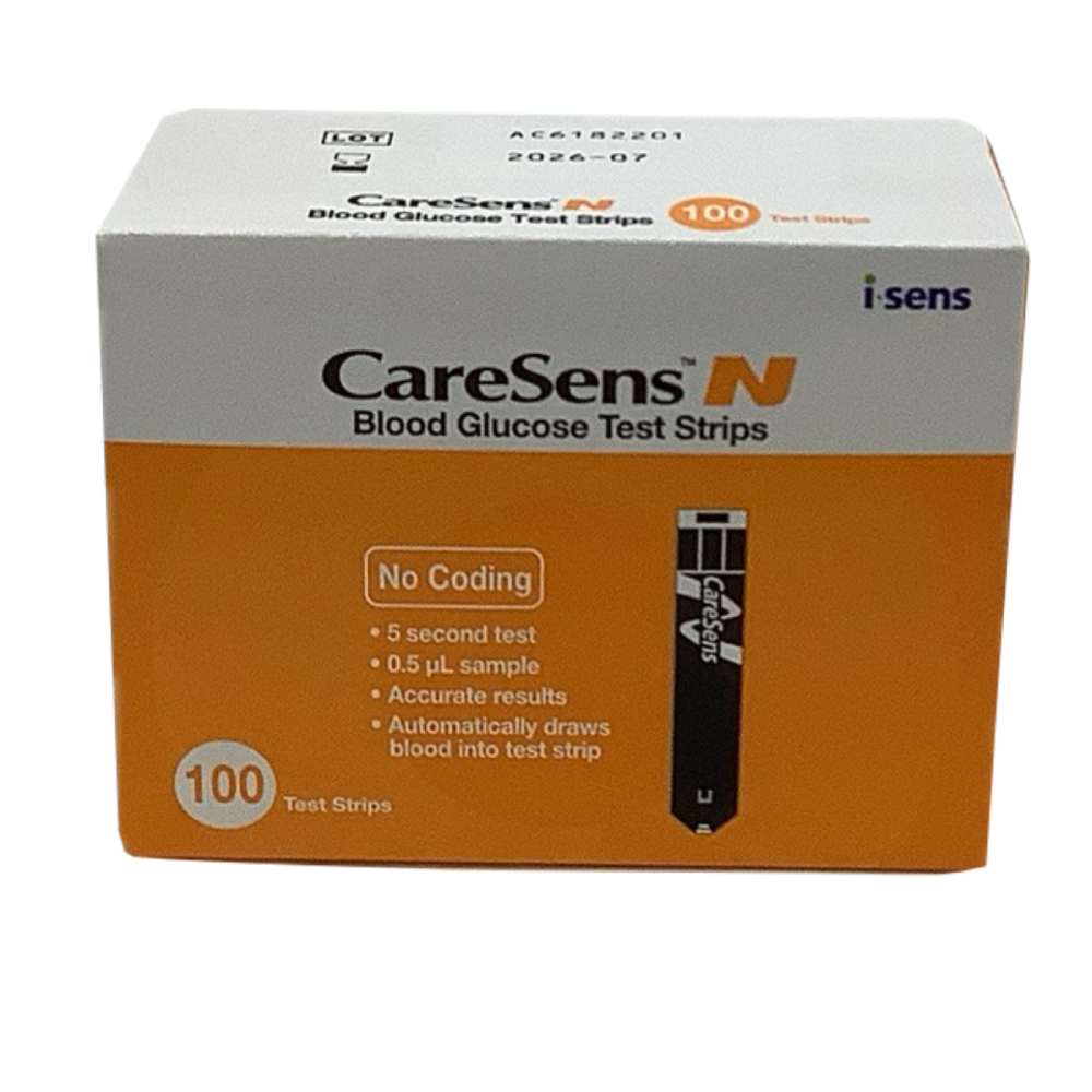 CareSens N Blood Glucose Test Strips 100pk