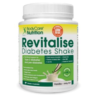 BodyCare Nutrition Revitalise Diabetes Shake 560g - Vanilla Flavour