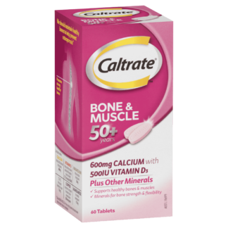 Caltrate Bone and Muscle 50+ Years 60 Tablets