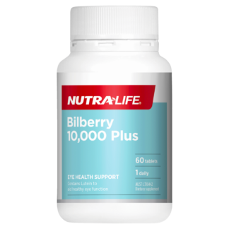 Nutra-Life Bilberry 10000 Plus 60 Tablets