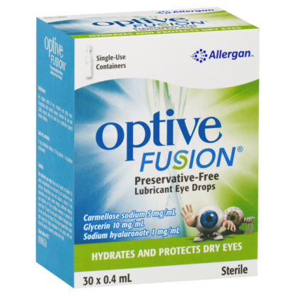Optive Fusion Preservative-Free 30 x 0.4mL Vials