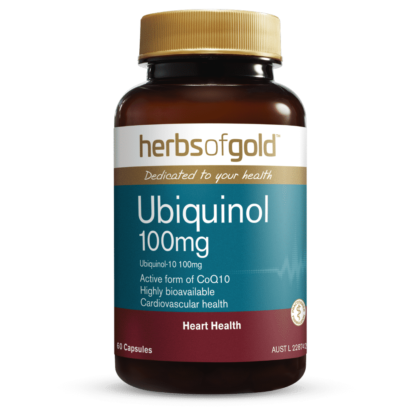Herbs of Gold Ubiquinol 100mg 60 Capsules