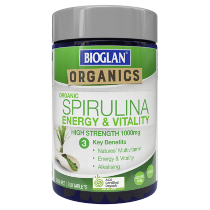 Bioglan Organic Spirulina 200 Tablets