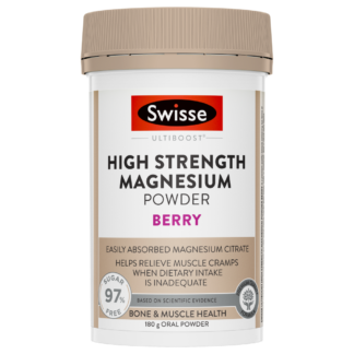 Swisse High Strength Magnesium Powder 180g - Berry