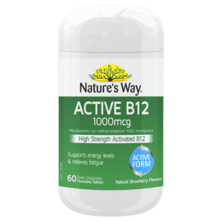 Nature's Way Active B12 1000mcg 60 Chewable Tablets