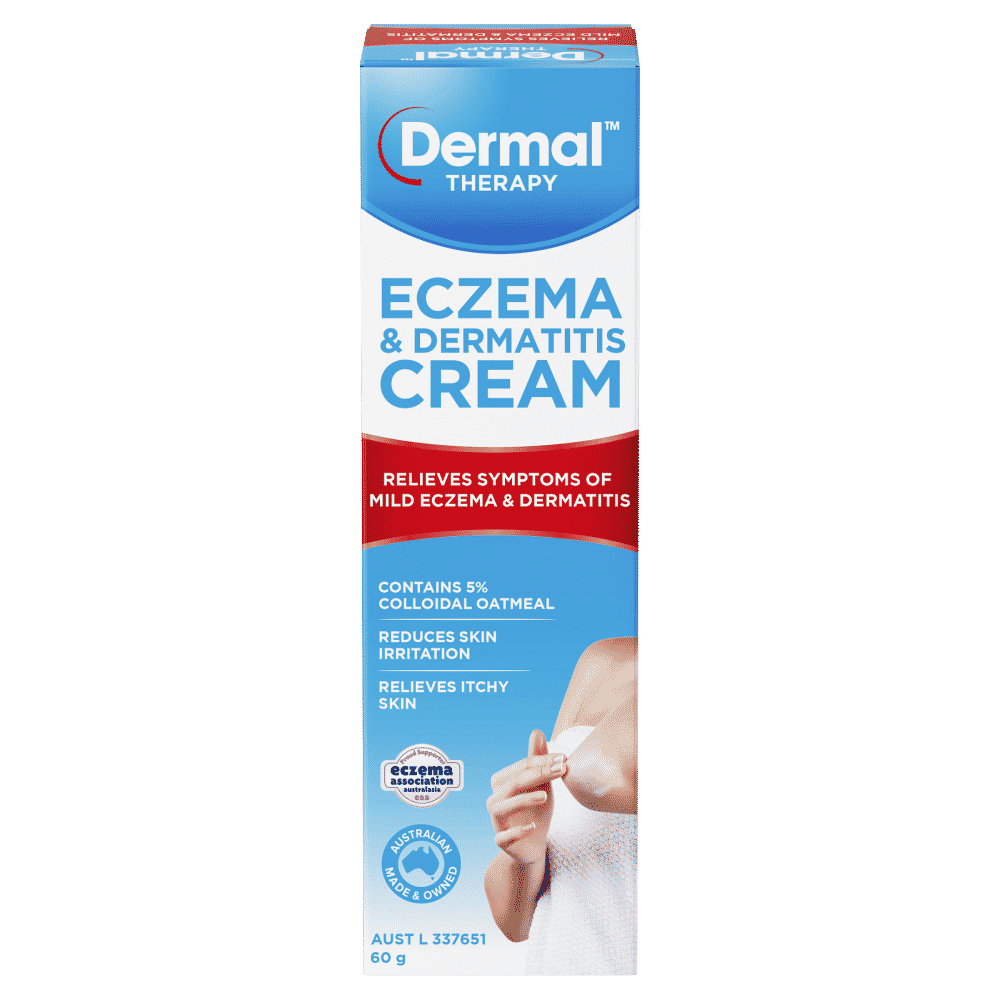 Dermal Therapy Eczema And Dermatitis Cream 60g Relieves Itchy Skin